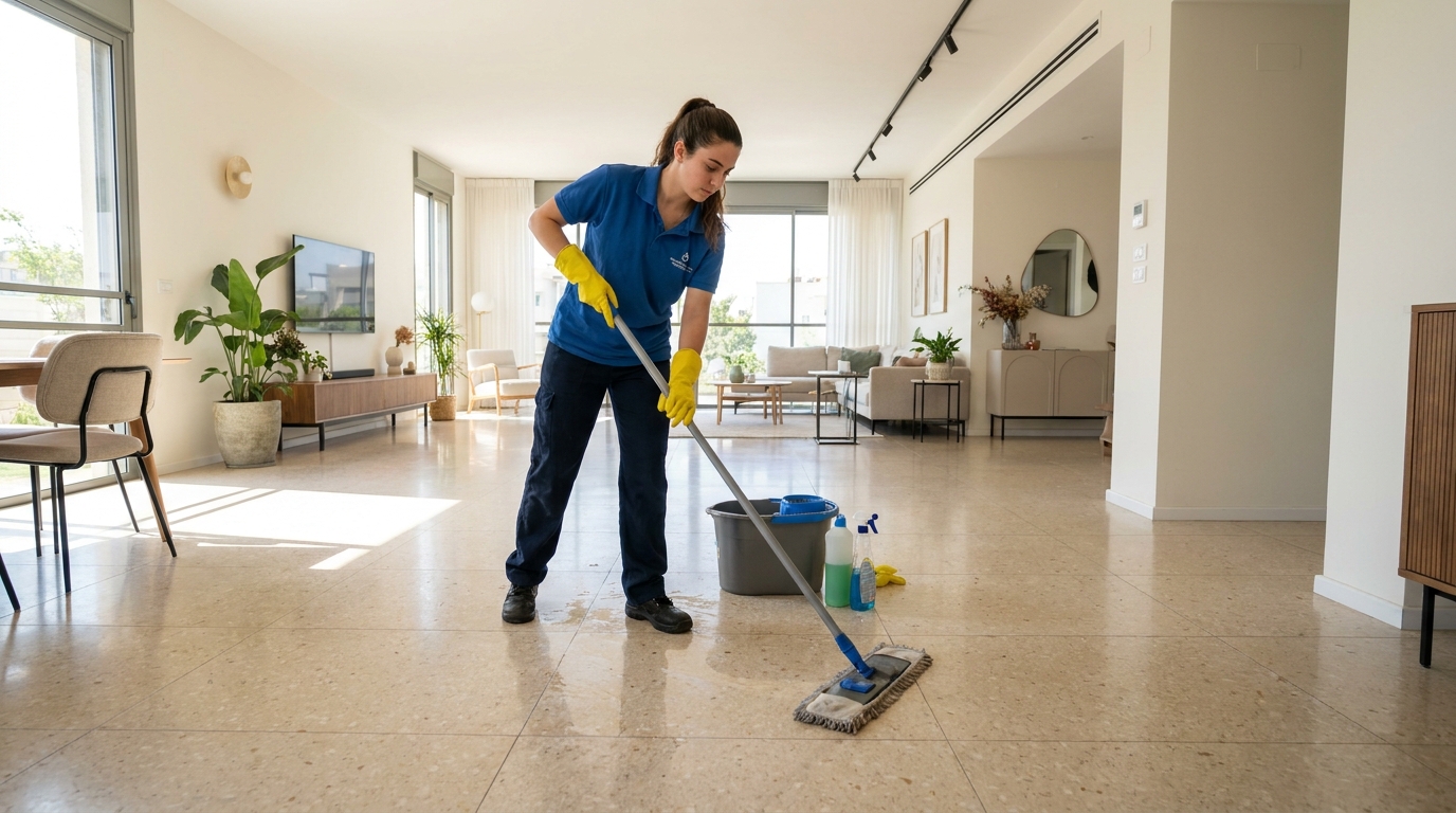 ניקיון בית להורים — שירות בטוח ונעים Cleaner4You